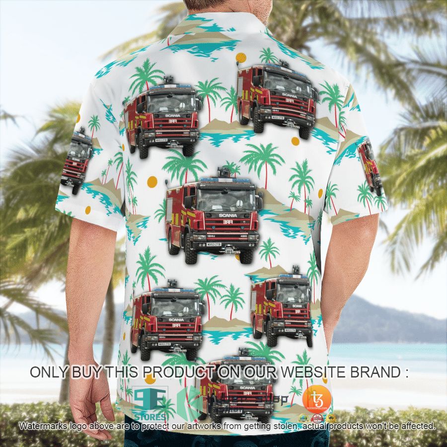 NEW United Kingdom Manchester Airport Fire Engine - Scania P124C 420 Hawaii Shirt 3 united kingdom manchester airport fire engine scania p124c 420 hawaiian shirt 3 16133