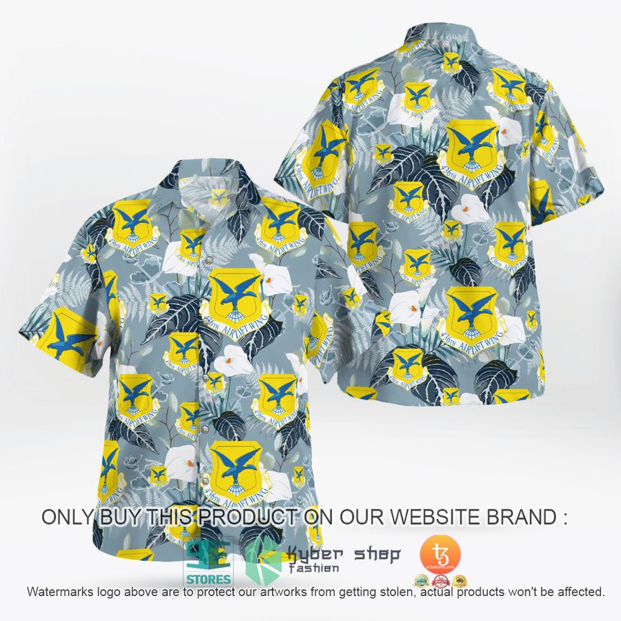 NEW US Air Force 436th Airlift Wing Hawaii Shirt 2 us air force 436th airlift wing hawaiian shirt 2 15456