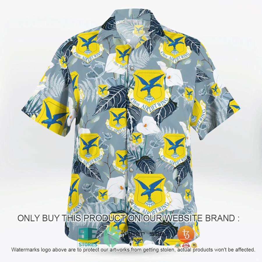 NEW US Air Force 436th Airlift Wing Hawaii Shirt 4 us air force 436th airlift wing hawaiian shirt 4 78653
