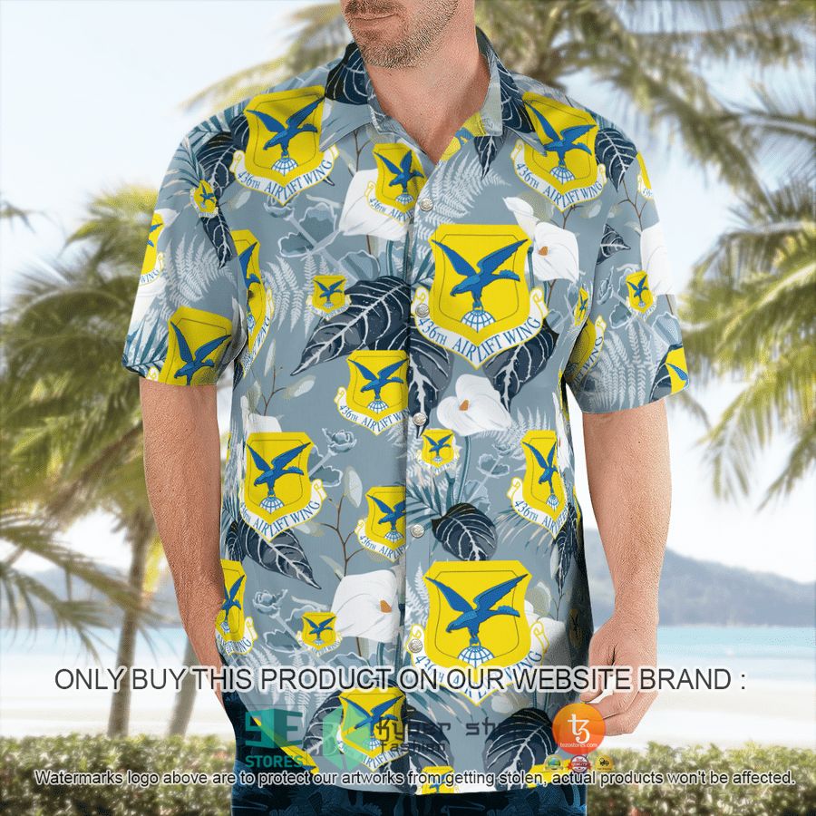 NEW US Air Force 436th Airlift Wing Hawaii Shirt 5 us air force 436th airlift wing hawaiian shirt 5 55826