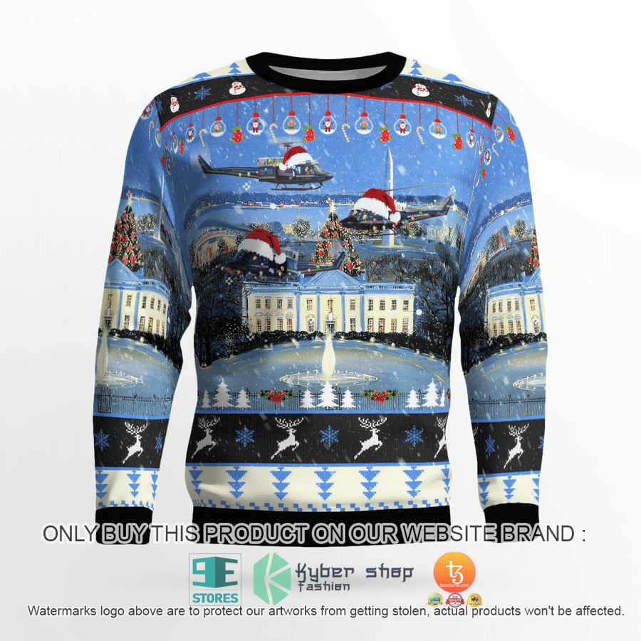 NEW US Air Force Bell UH-1N Twin Huey of the 1st Helicopter Squadron flying over Washington DC Christmas Sweatshirt, Sweater 3 us air force bell uh 1n twin huey of the 1st helicopter squadron flying over washington dc christmas sweater sweatshirt 3 94438