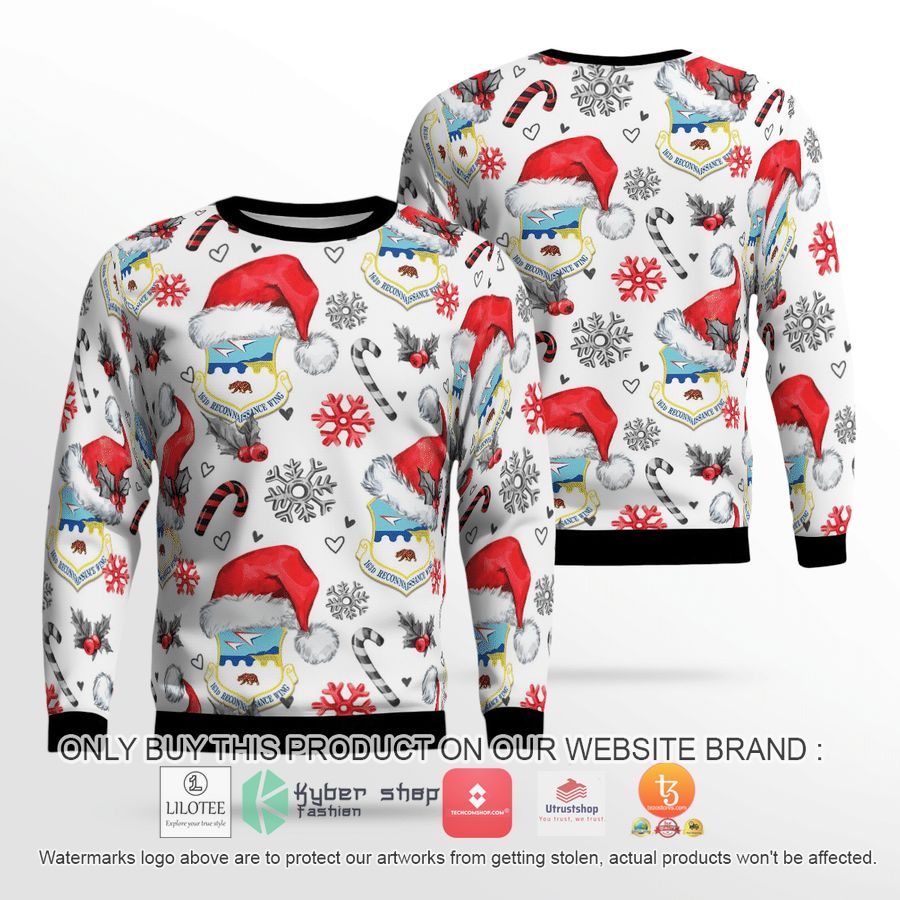 us air force california air national guard 16 attack wing christmas 3d sweater 1 16747