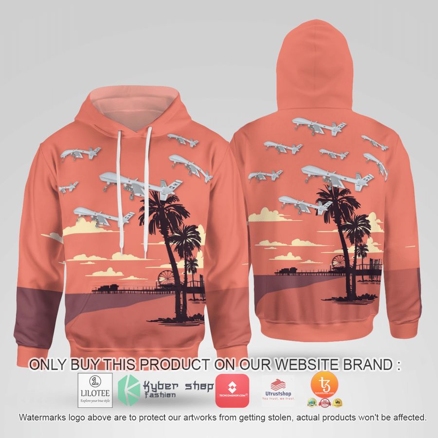 us air force california air national guard 163d attack wing mq 9 reaper hoodie 3d 1 85596