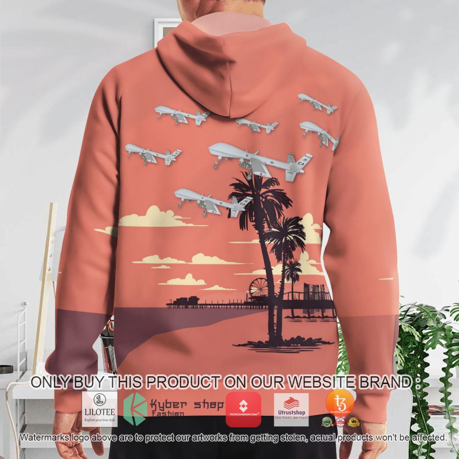 HOT US Air Force California Air National Guard 16 Attack Wing MQ-9 Reaper Hoodie 4 us air force california air national guard 163d attack wing mq 9 reaper hoodie 3d 4 14590