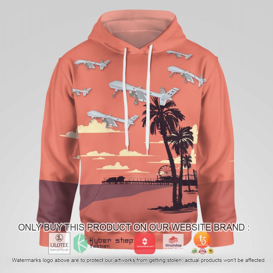 HOT US Air Force California Air National Guard 16 Attack Wing MQ-9 Reaper Hoodie 5 us air force california air national guard 163d attack wing mq 9 reaper hoodie 3d 5 68724