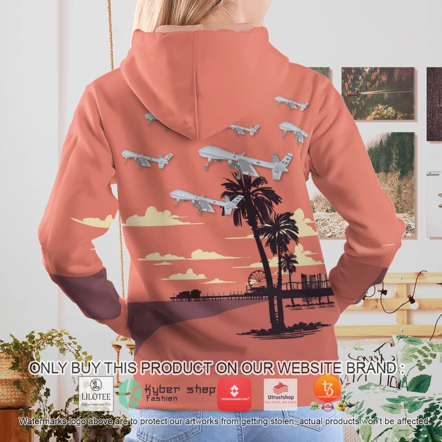 HOT US Air Force California Air National Guard 16 Attack Wing MQ-9 Reaper Hoodie 7 us air force california air national guard 163d attack wing mq 9 reaper hoodie 3d 7 65089