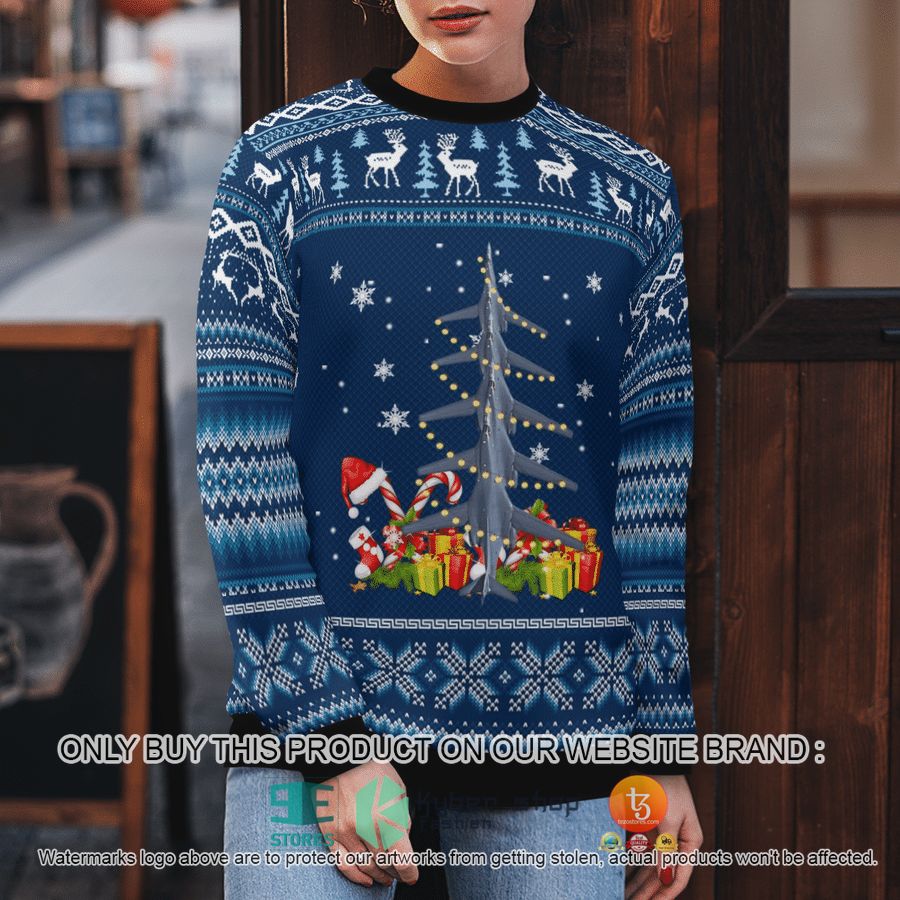 NEW US Air Force Rockwell B-1 Lancer Christmas Sweatshirt, Sweater 10 us air force rockwell b 1 lancer christmas sweater sweatshirt 10 97463