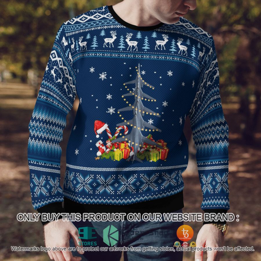 NEW US Air Force Rockwell B-1 Lancer Christmas Sweatshirt, Sweater 8 us air force rockwell b 1 lancer christmas sweater sweatshirt 8 69450