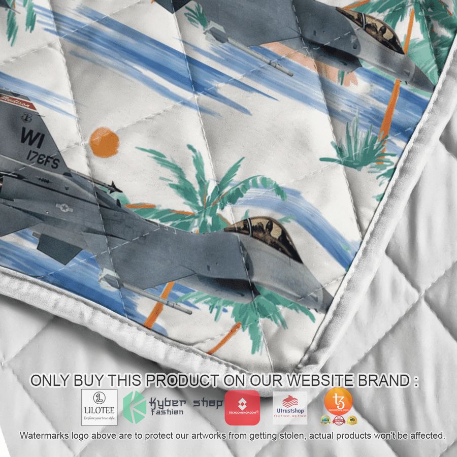 HOT US Air Force Wisconsin Air National Guard 115th Fighter Wing F-16 Fighting Falcon Quilt 11 us air force wisconsin air national guard 115th fighter wing f 16 fighting falcon quilt blanket 11 48512