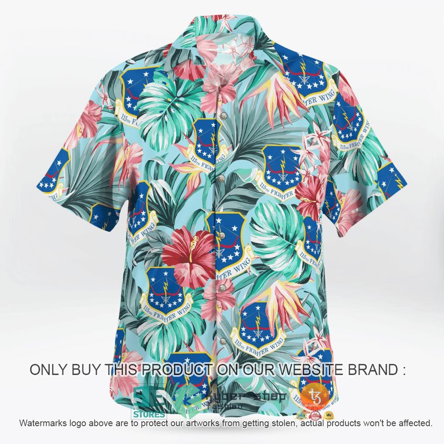 NEW US Air Force Wisconsin Air National Guard 115th Fighter Wing Hawaii Shirt 3 us air force wisconsin air national guard 115th fighter wing hawaiian shirt 3 24403