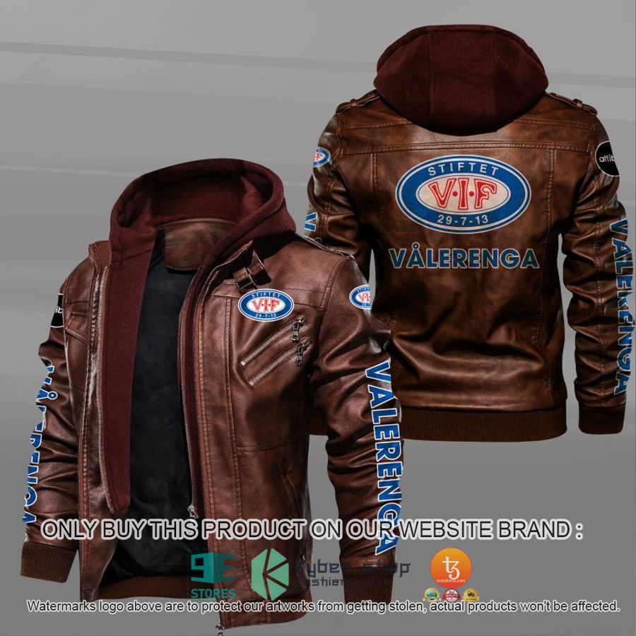 NEW Valerenga Football Leather Jacket 2 valerenga football leather jacket 2 38146