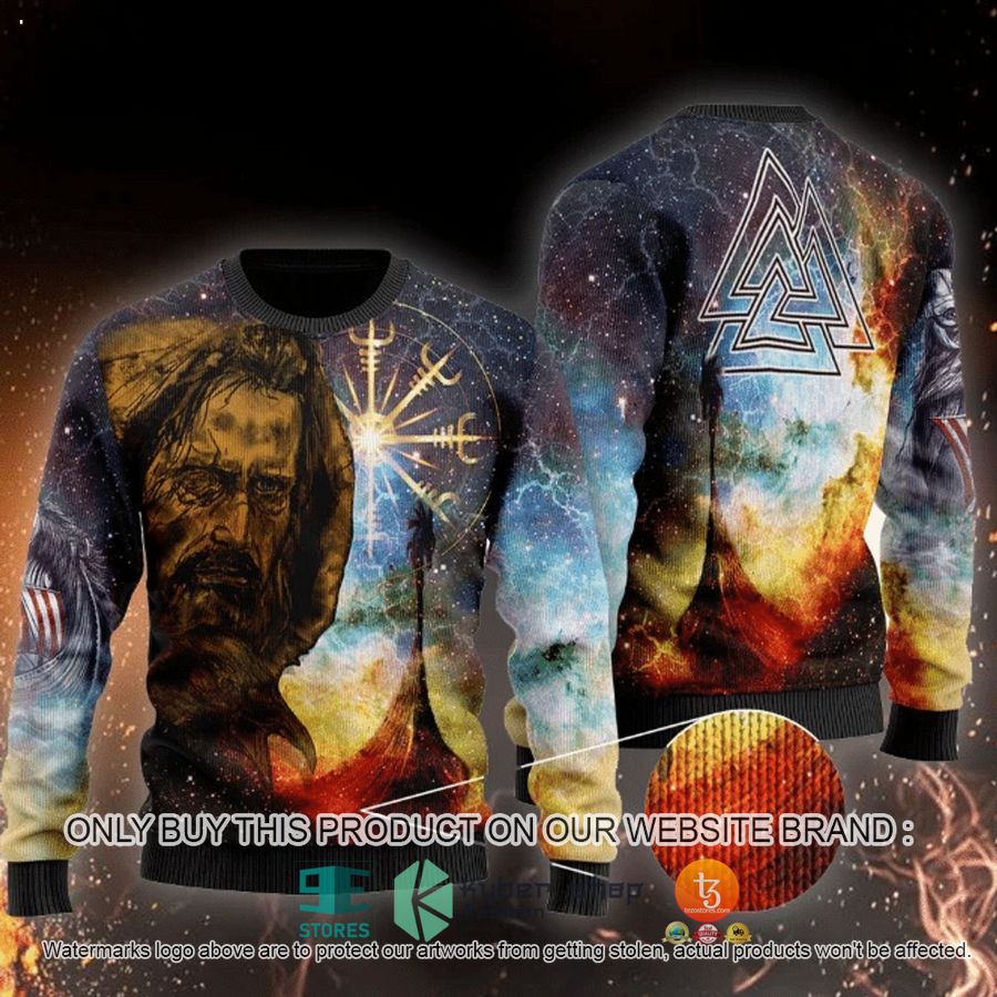 HOT Vegvisir Odin Viking Ugly Christmas Sweater 4 vegvisir odin viking ugly christmas sweater 4 72830