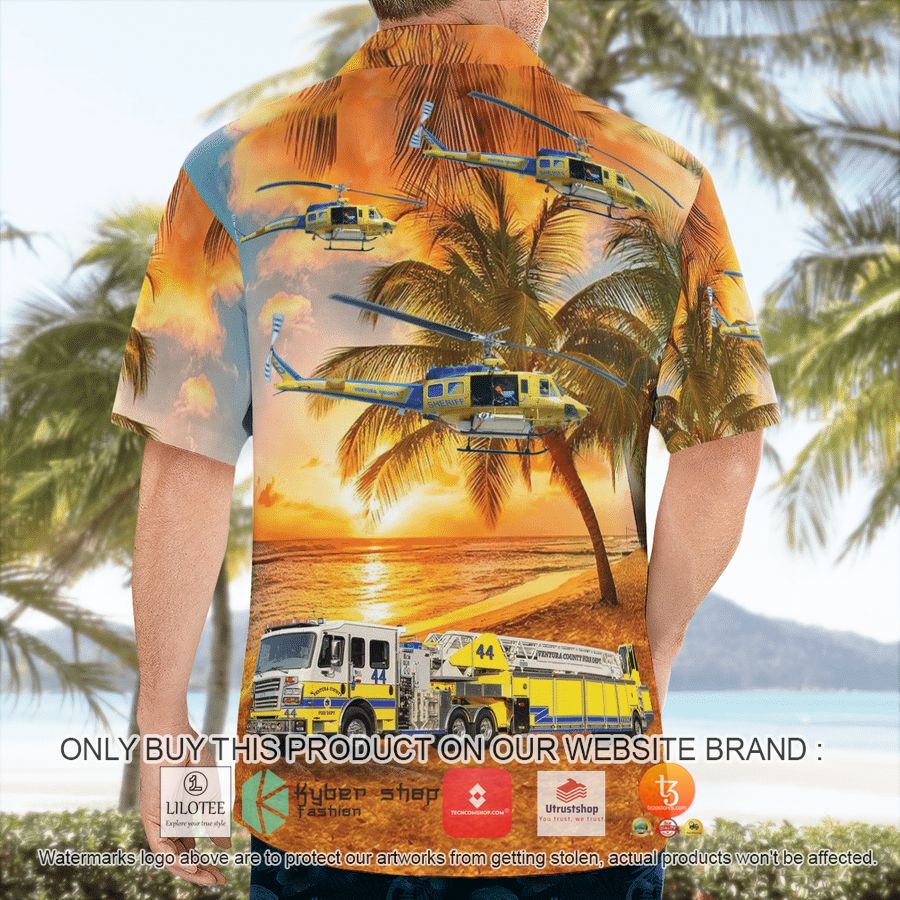 HOT Ventura County Fire Department Air Unit Fire Support Bell HH-1H &Quint 44, 2018 RosenBauer Tandem Axle TDA Hawaiian Shirt 4 ventura county fire department air unit fire support bell hh 1h quint 44 2018 rosenbauer tandem axle tda hawaiian shirt 4 83239