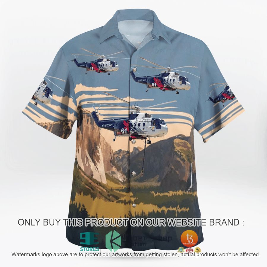 NEW Ventura County Fire Department Sikorski S-61 Helitanker Hawaii Shirt 4 ventura county fire department sikorski s 61 helitanker hawaiian shirt 4 66101
