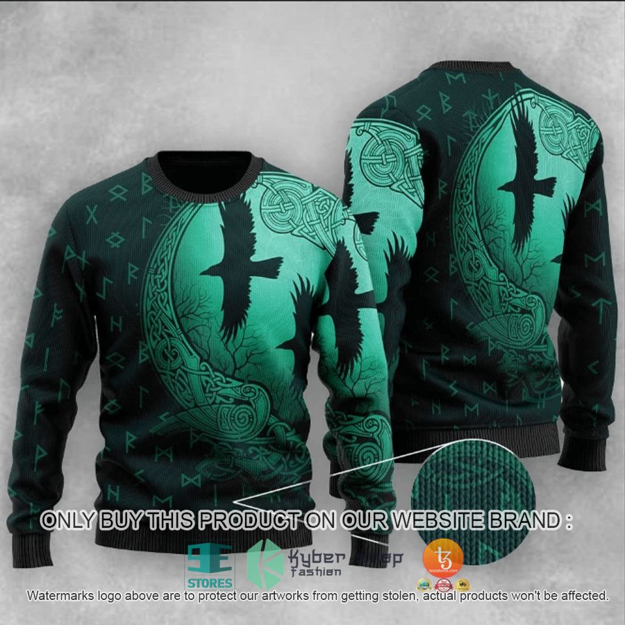 viking eagle ugly christmas sweater 1 57572