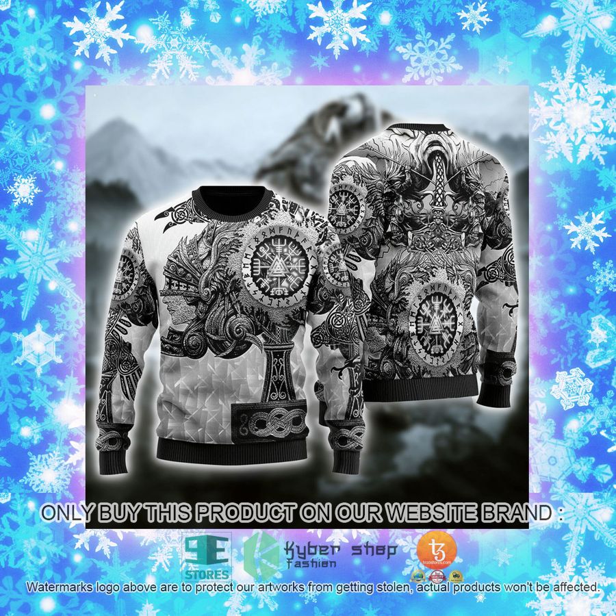 NEW Viking Feinny Valkyrie Sweatshirt, Sweater 4 viking feinny valkyrie ugly sweater 4 5388
