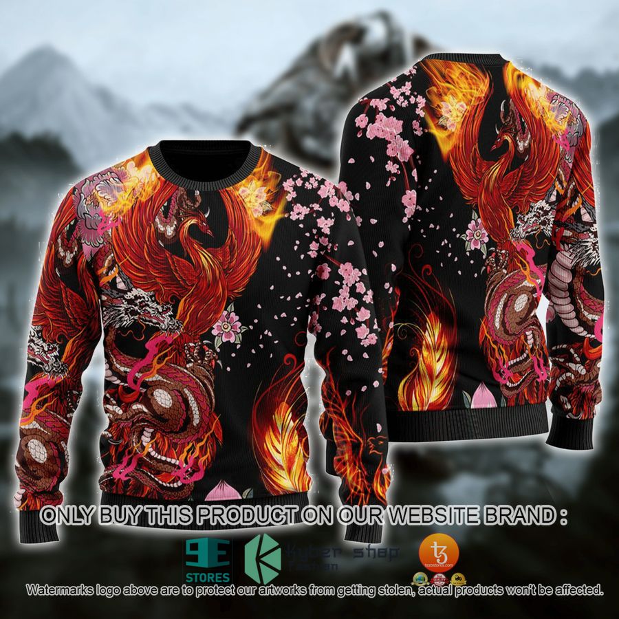 viking phoenix christmas ugly sweater 1 69120