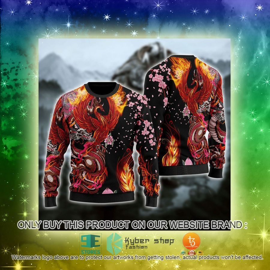 NEW Viking Phoenix Christmas Sweatshirt, Sweater 3 viking phoenix christmas ugly sweater 3 90550
