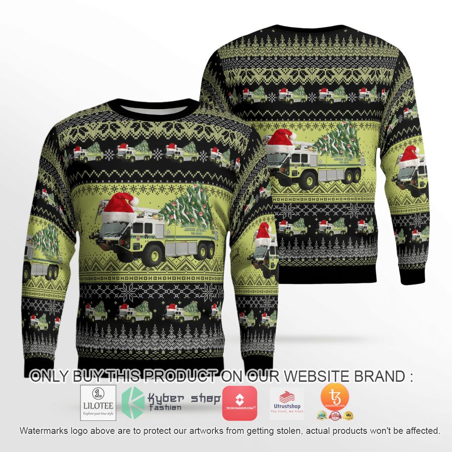 virginia metropolitan washington airports authority fire and rescue department christmas 3d sweater 2 57278
