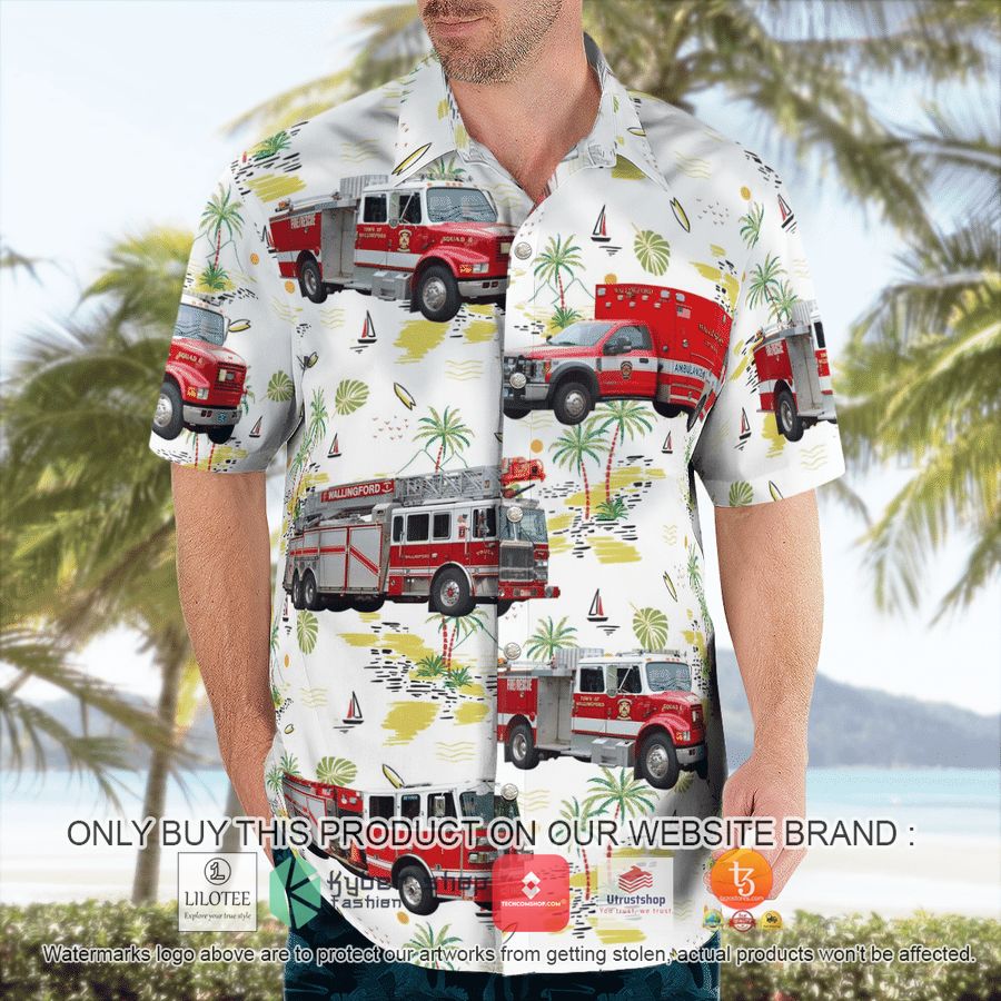 HOT Wallingford, Connecticut, Wallingford Fire Department Hawaiian Shirt 6 wallingford connecticut wallingford fire department hawaiian shirt 6 45522