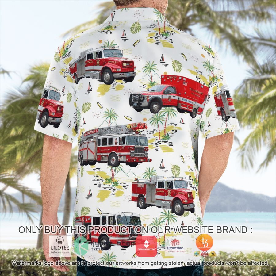 HOT Wallingford, Connecticut, Wallingford Fire Department Hawaiian Shirt 7 wallingford connecticut wallingford fire department hawaiian shirt 7 38066