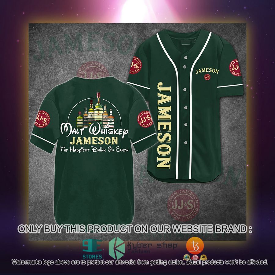 NEW Walt Whiskey Jameson Malt Whiskey The Happiest Drink On Earth Baseball Shirt 2 walt whiskey jameson malt whiskey the happiest drink on earth baseball jersey 2 7657