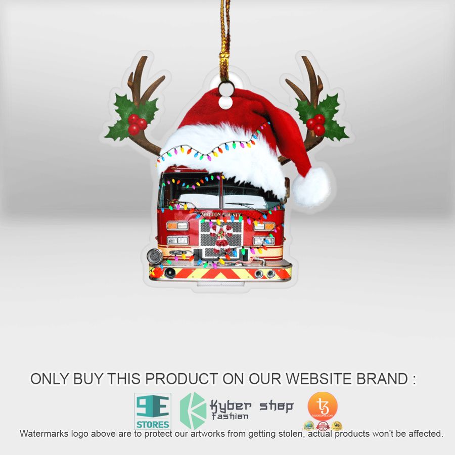 walton county fire rescue florida christmas ornament 1 95964