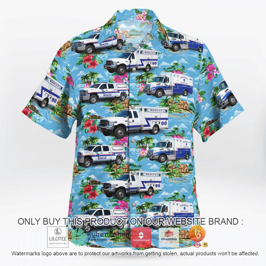 HOT Washington County, Rhode Island, Charlestown Ambulance Rescue Service Hawaiian Shirt 6 washington county rhode island charlestown ambulance rescue service hawaiian shirt 6 2151