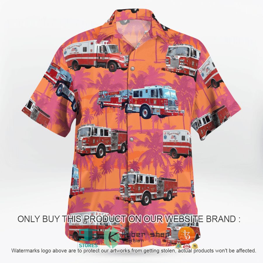 NEW Washington DC Fire & Emergency Medical Services Hawaii Shirt 4 washington dc fire emergency medical services hawaiian shirt 4 99011