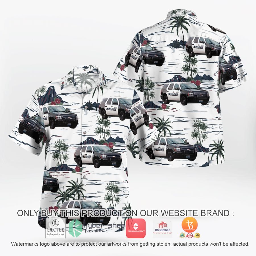 washington state kent police department car hawaiian shirt 1 2535