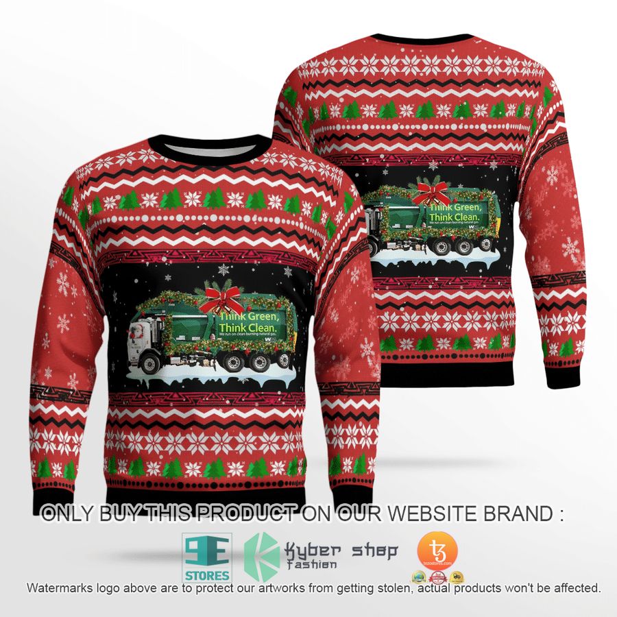 waste management christmas sweater sweatshirt 1 13909