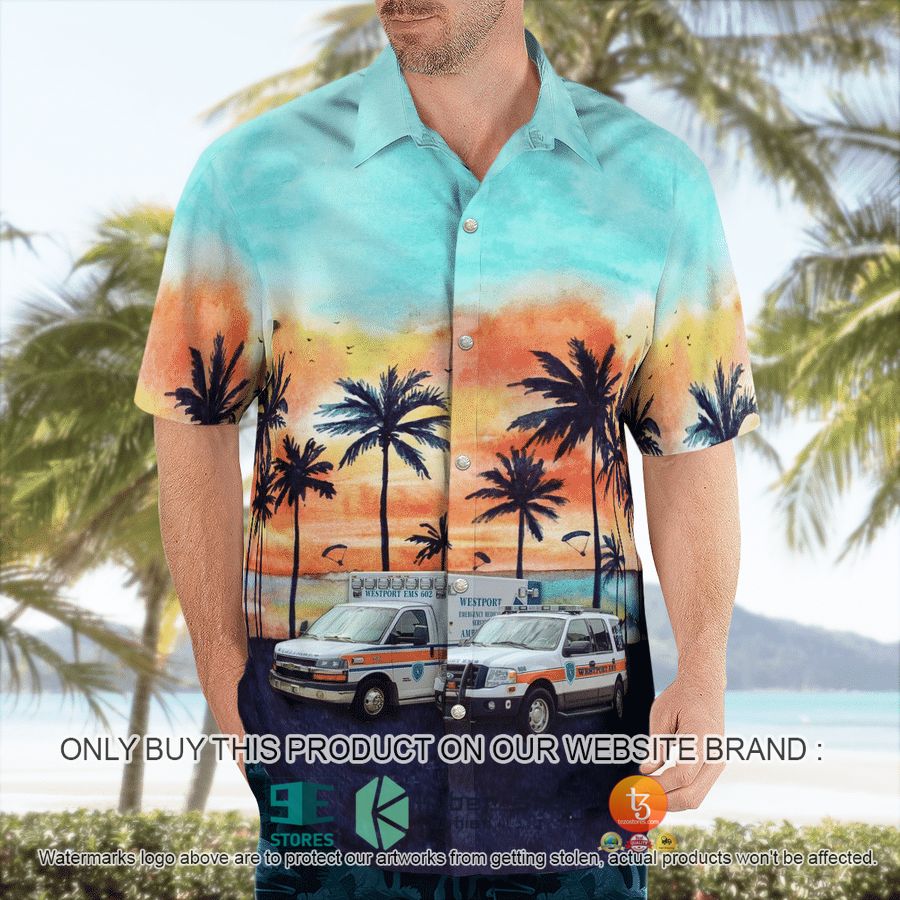 NEW Westport Connecticut Westport Volunteer Emergency Medical Service WVEMS Hawaii Shirt 5 westport connecticut westport volunteer emergency medical service wvems hawaiian shirt 5 30951