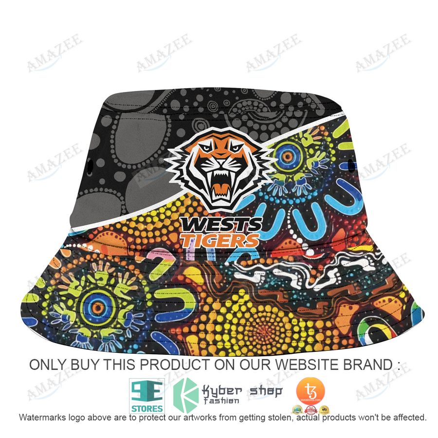 wests tigers aboriginal patterns bucket hat 1 31268