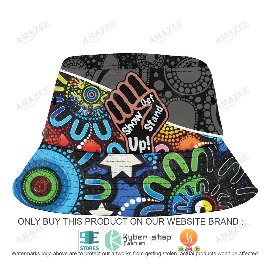wests tigers aboriginal patterns bucket hat 2 82670