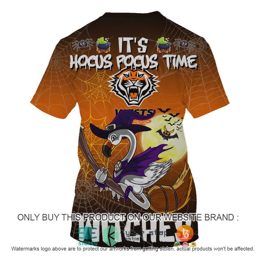 NEW Wests Tigers It's Hocus Pocus Time Halloween Flamingo Witches Hoodie, Shirt 10 wests tigers its hocus pocus time halloween flamingo witches shirt hoodie 10 38553