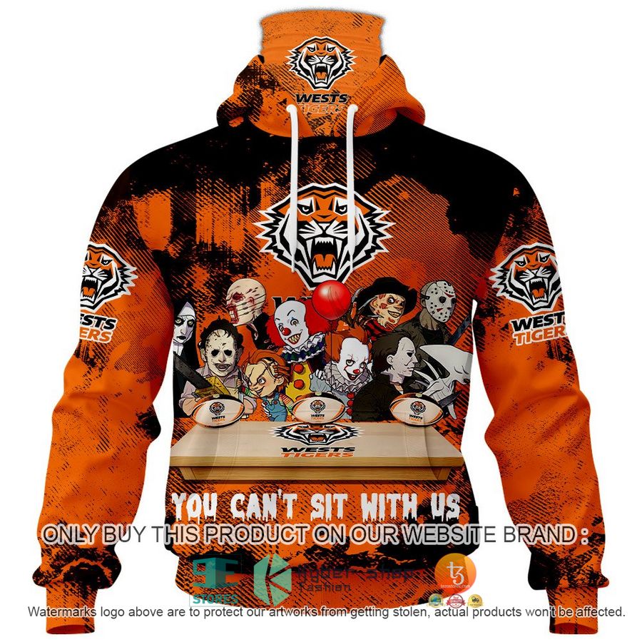NEW Wests Tigers You Can't Sit With Us Horror Movies Characters Hoodie, Shirt 5 wests tigers you cant sit with us horror movies characters shirt hoodie 5 79386