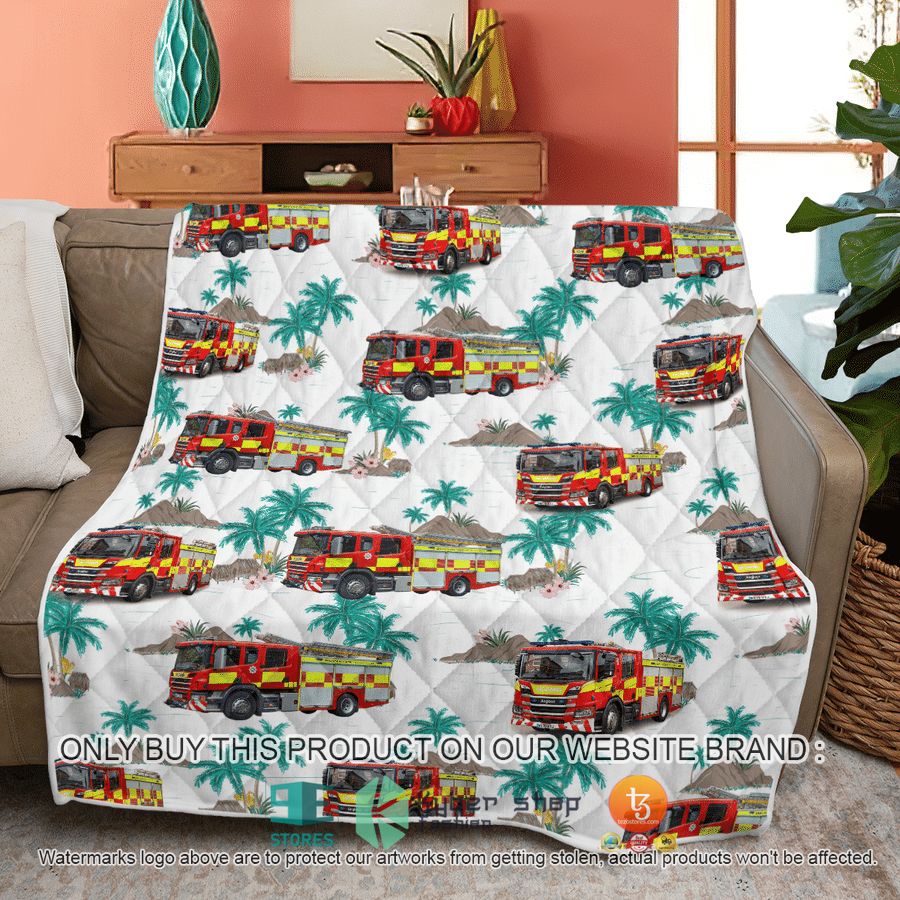 NEW Wiltshire Fire and Rescue Service Blanket 4 wiltshire fire and rescue service quilt blanket 4 98659