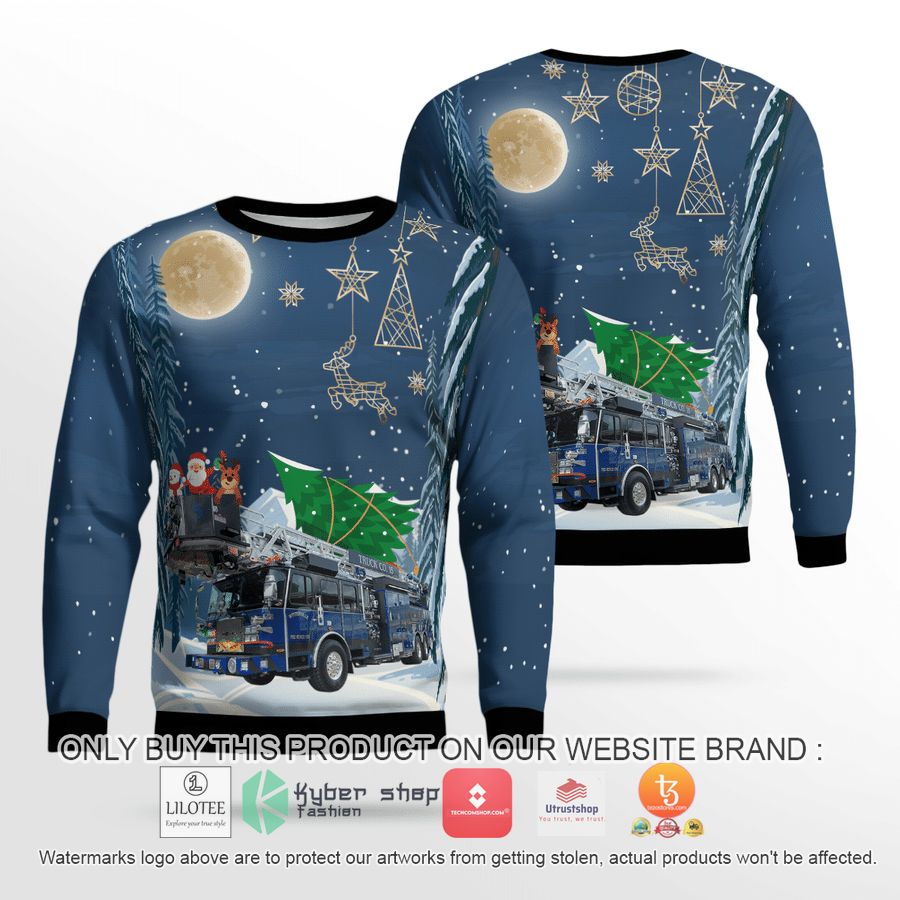 winterville fire rescue ems christmas 3d sweater 1 8841
