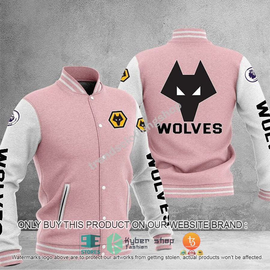 NEW Wolverhampton Wanderers F.C Varsity Jacket 5 wolverhampton wanderers f c baseball jacket 5 38732