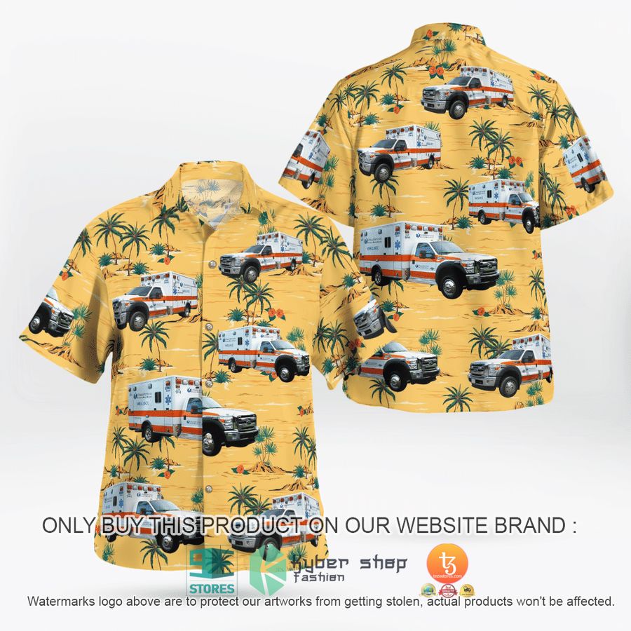 NEW Worcester Massachusetts UMass Memorial EMS Hawaii Shirt 2 worcester massachusetts umass memorial ems hawaiian shirt 2 4852