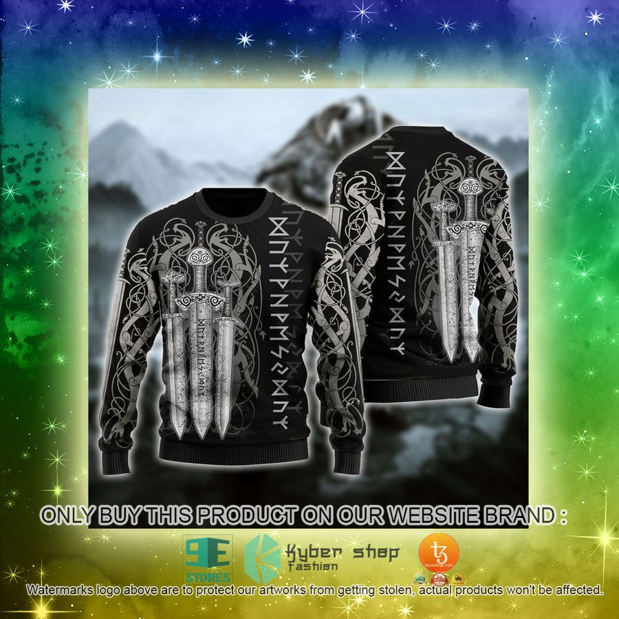 NEW X Safala Viking Sweatshirt, Sweater 3 x safala viking ugly sweater 3 72683