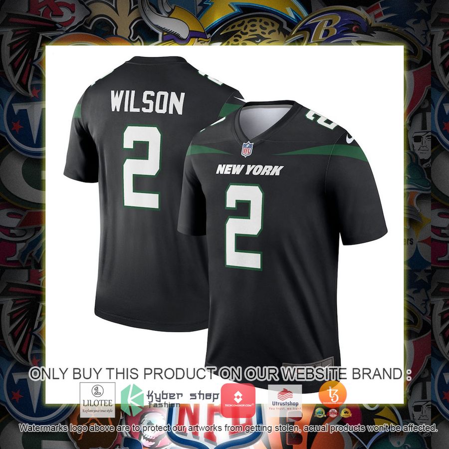 HOT Zach Wilson New York Jets Nike Legend Black Football Jersey Shirt 7 zach wilson new york jets nike legend black football jersey 1 64079
