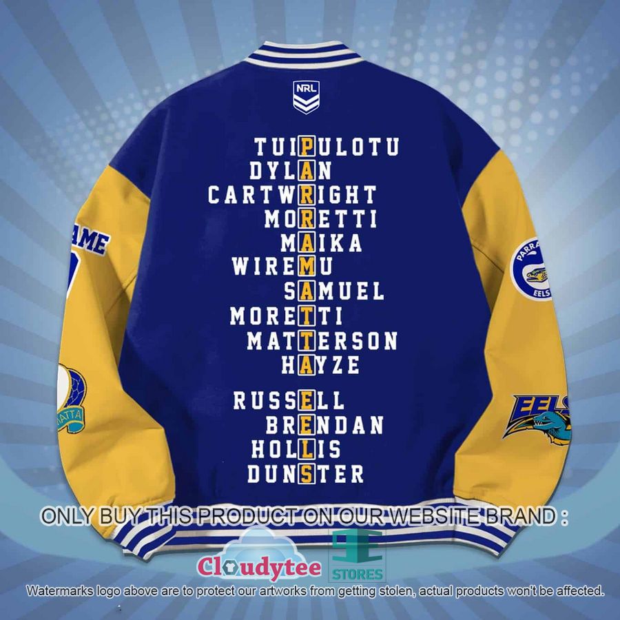 HOT Personalized Parramatta Eels Congratulations to New Champion of National Rugby League 2022 Baseball Jacket 3 Personalized Parramatta Eels Congratulations to New Champion of National Rugby League 2022 Baseball Jacket 2