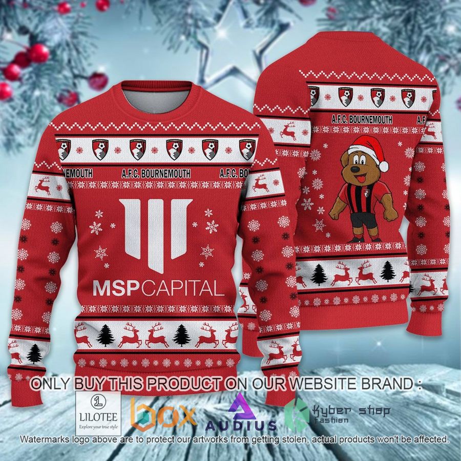 a f c bournemouth ugly christmas sweater 1 61123