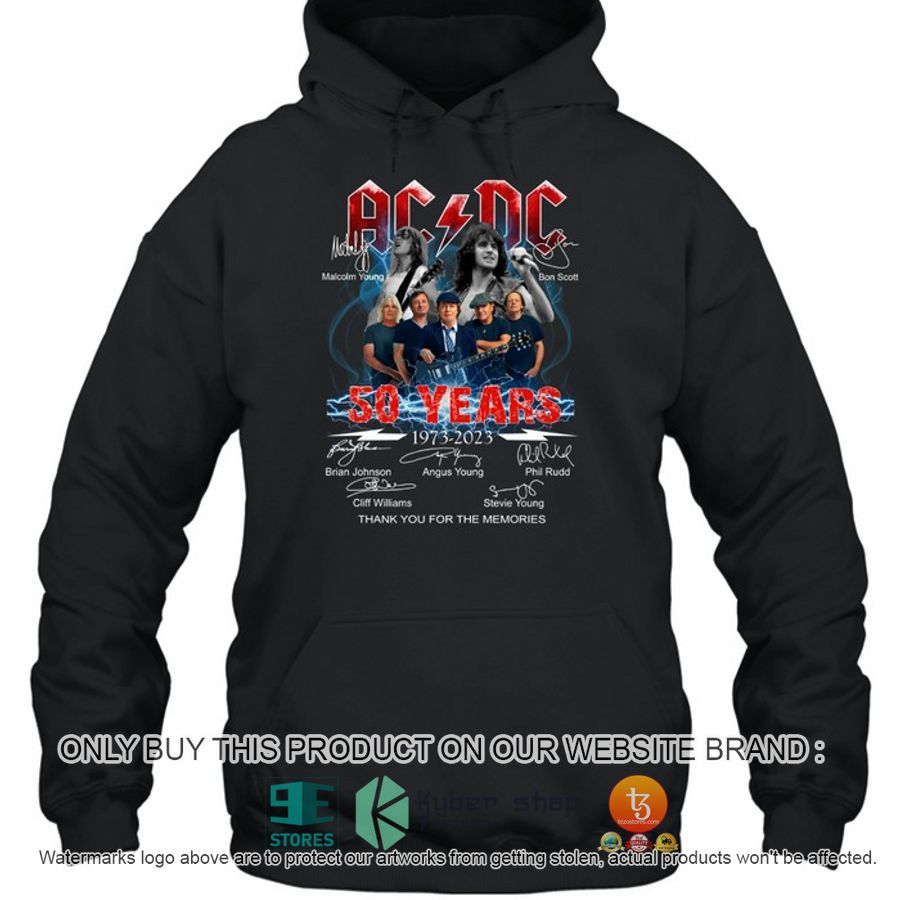 ac dc 50 years thank you for the memories 2d shirt hoodie 2 56352