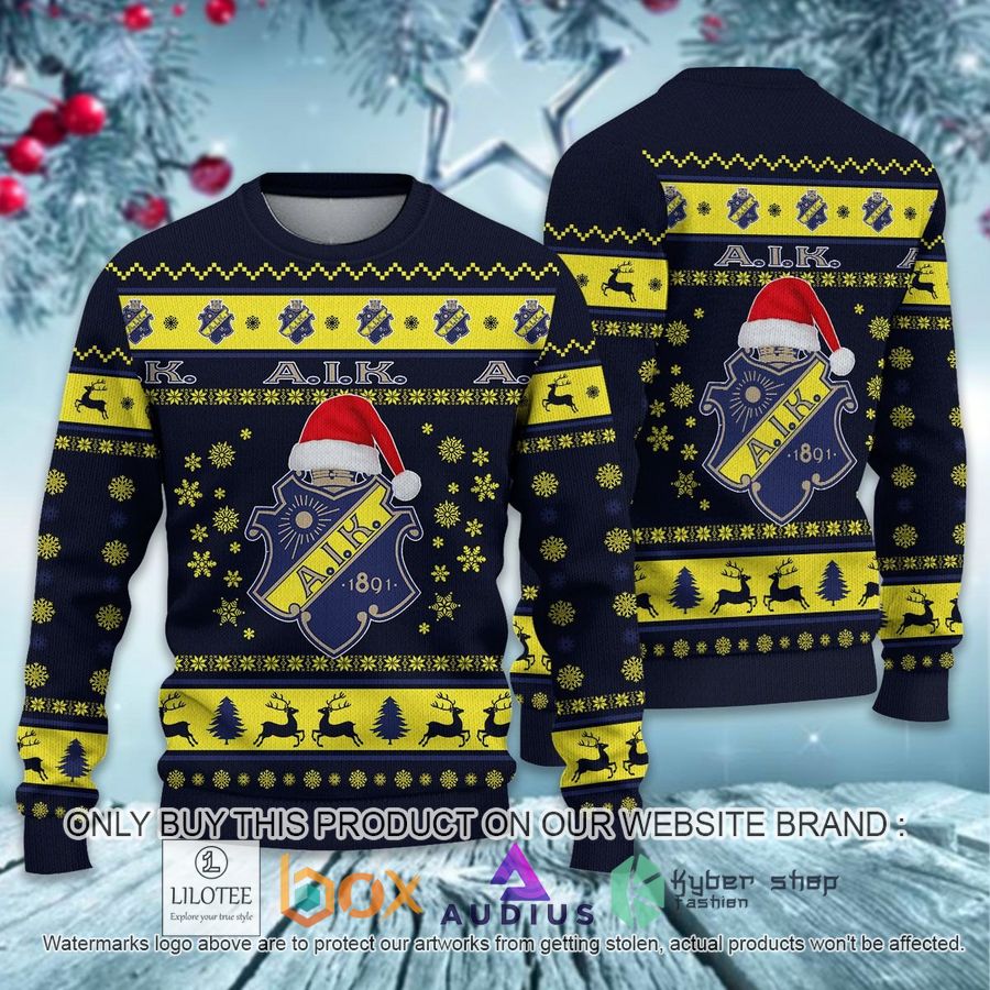 aik if shl ugly christmas sweater 1 75384
