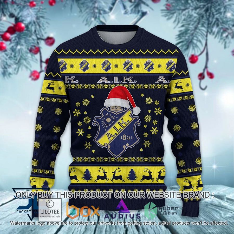 aik if shl ugly christmas sweater 2 83769