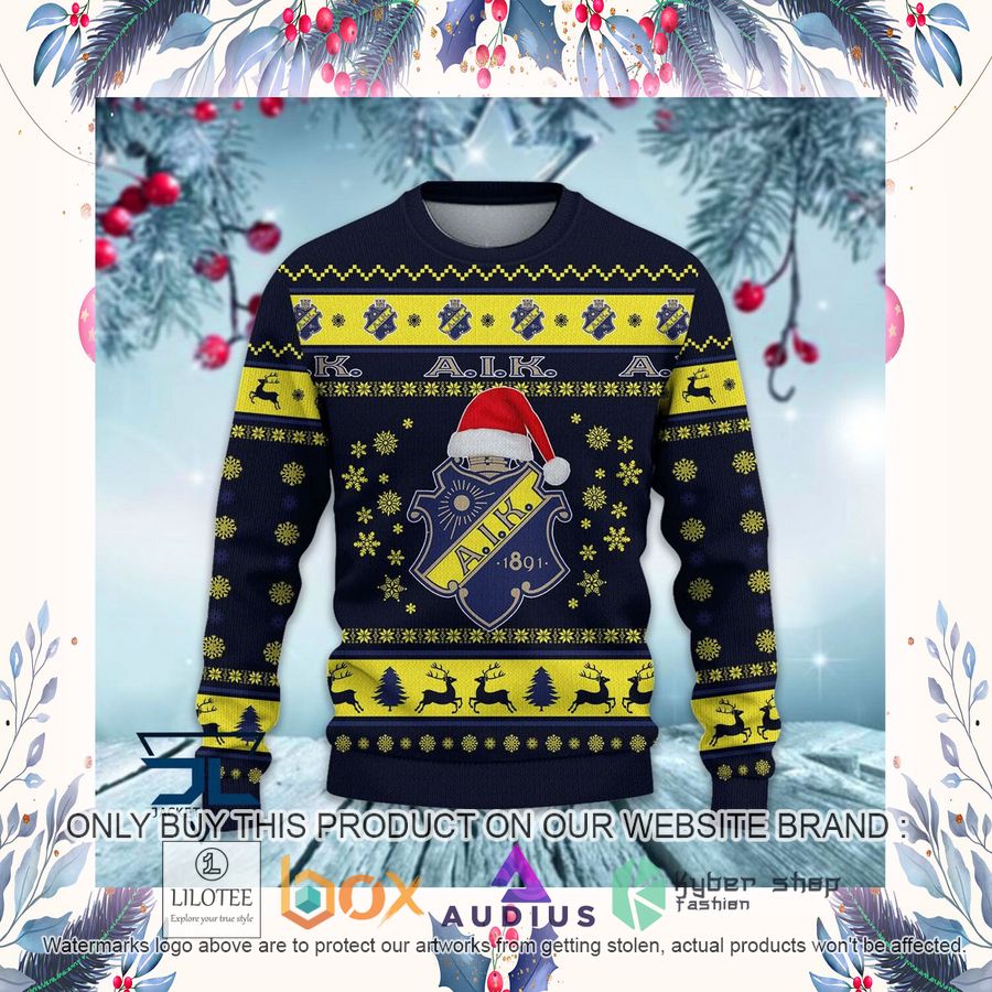 AIK IF SHL Ugly Christmas Sweater 21 aik if shl ugly christmas sweater 21 46667