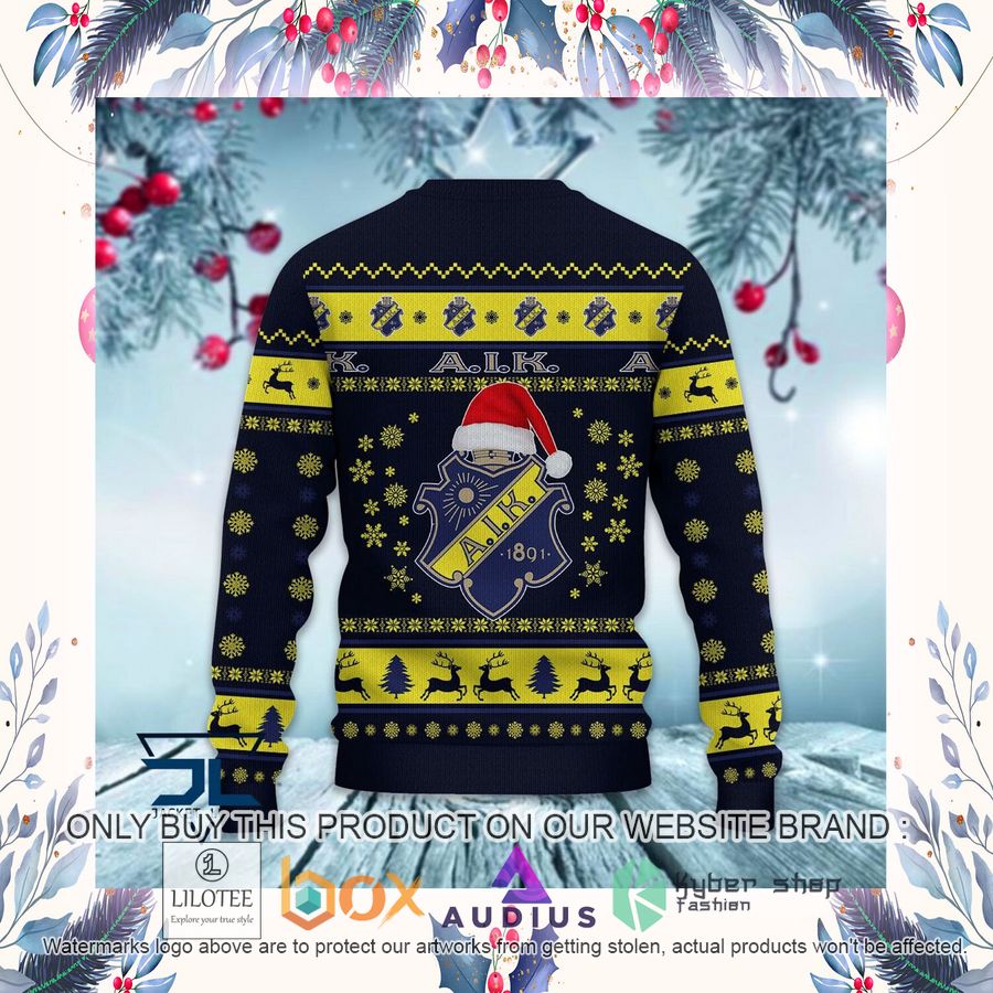 AIK IF SHL Ugly Christmas Sweater 22 aik if shl ugly christmas sweater 22 26172
