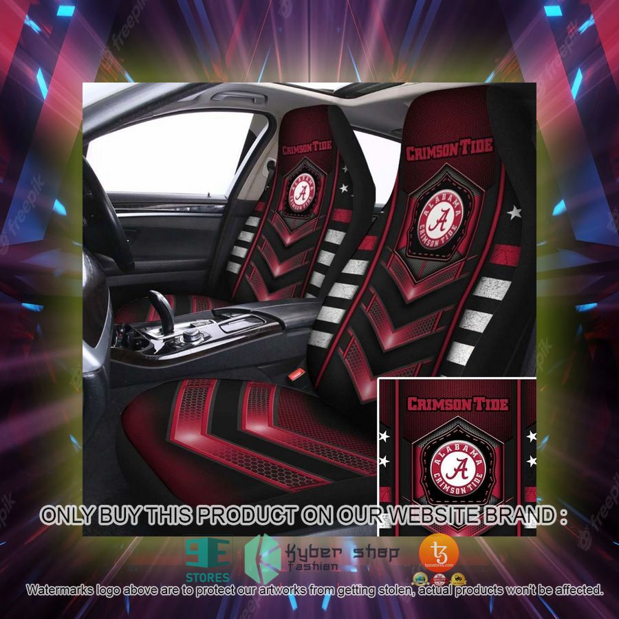 alabama crimson tide university of alabama car seat covers 2 30343